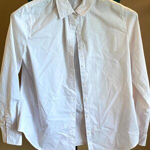 White button down blouse